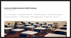 Desktop Screenshot of crdtraining.com